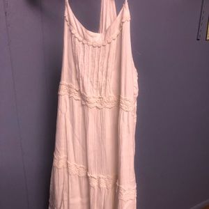 White dress with lace